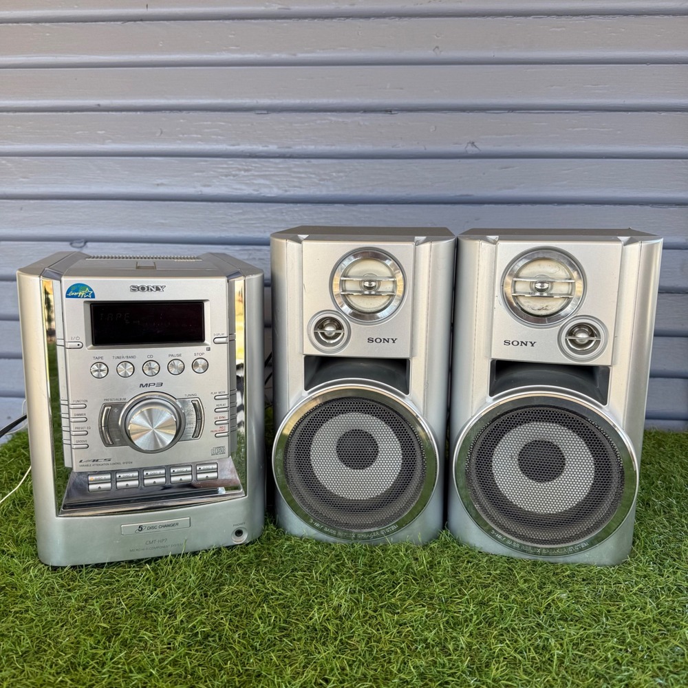 Sony‎ CMT-HP7 Micro Hi-Fi Stereo System Component 5 Disc Changer Works